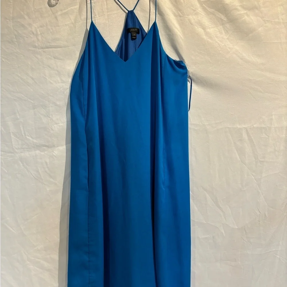 J.Crew Blue Sleeveless Dress